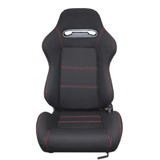 RECARO SPOR KOLTUK YARIŞ KOLTUĞU SİYAH ÜZERİ KIRMIZI DİKİŞLİ 2 ADET